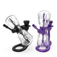 Wholesale Hato gravity hookah glass bong degree rotating shisha tobacco dry herb and concentrate fast shippment