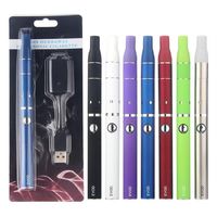 Wholesale Ago G5 Dry Herb Atomizer E Cigarette kits Herbal Wax Replaceable Coil Tank Evod Twist Ego Vision Spinner II Battery Vaporizer Vape Pena14