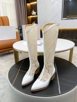 Wholesale Spring Tassel Boots unique boot Fashion shoes oil wax leather and double mesh worn by the entire online celebrity circle size