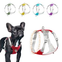 Wholesale Pet Dog Harness Training Reflective Chest Strap Belt Vest Adjustable Outdoor Protective for Small Medium Big s