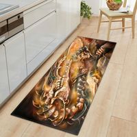 Wholesale Long Kitchen Mat Tapete Doormats Carpet Non Slip Anti Fatigue Door Bathroom Room Pad Floor Home Carpets