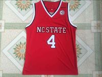 Wholesale NCAA NC State Wolfpack Dennis Smith Jr College Basketball Jersey Men s T shirt Men Running Top Summer Soccer Trainning Exercise Quick Dry
