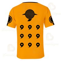 Wholesale All match T shirts Anime Naruto D Print Men Hip Hop Streetwear Tee Shirt Boys Colors Cool Clothes Man Short Sleeve Tops
