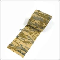 Wholesale Safety Athletic Outdoor As Sports Outdoorsoutdoor Sport Camouflage Tape Non Woven Fabric Camo Wrap Stretch Bandage Cohesive Elbow Knee Pa