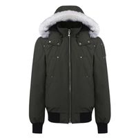 Wholesale Men Moose Bomber Ballistic Down Jackets Winter Fur Hooded Casual Coat USA UK Outdoor Thick Parkas Canada Knuckles Outerwear