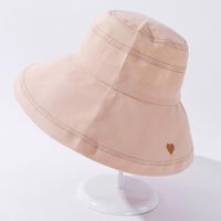 Wholesale Fashion Spring Summer Hat Women Cotton Wide Brim Sun Hat Ladies Packable Fishing Fisherman Cap Female Bucket Panama