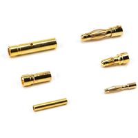 Wholesale Smart Power Plugs Pairs mm mm mm Female Male Gold Banana Connector Plug For RC Battery ESC Motor Wire