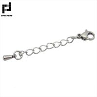 Wholesale Basehome Stainless Steel Chain Connector Hook Clasp Extender Link Fit Diy Necklace Bracelet