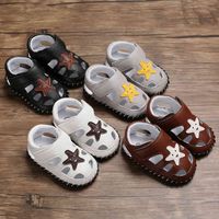 Wholesale Walkers Sneakers Summer year old Boys and Girls Shoes with Rubber Soft Sole month old Baby Sals