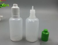 Wholesale 1000pcs Soft PE Plastic Oil Bottle Empty Dropper ml With Child Proof Tamper Evident Caps Needle Tips