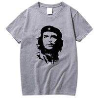 Wholesale Men s T Shirts Men High Quality Short Sleeve Cotton Che Guevara Revolution Printed T shirt Casual O neck Men sT shirt Female Tee Shirt