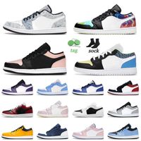 Wholesale High Quality Outdoor Shoes s Low Mens Womens Jumpman Sneakers Washed Denim Crimson Tint Art Galaxy Sports Trainers