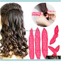 Wholesale Products Care Wholesaler No Heat Spiral Roll Styling Tools Sponge Pillow Soft Flexible Wave Magic Rollers Salon Hair Curlers With Drop Del