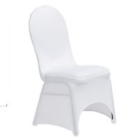 Wholesale 50PC Pack Universal Polyester Elastic Spandex Lycra Chair Covers for Wedding Banquet Event Home Office Party Hotel Decoration RRF10968