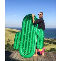 Wholesale Inflatable Floats Tubes cm inch Huge Cactus Pool Float Island Beach Air Mattress For Swimming Water Sports Fun Toy