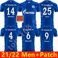 Wholesale 21 Schalke soccer jerseys home SERDAR OZAN HARIT Raman BENTALEB MC KENNIE football shirts KUTUCU