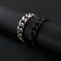 Wholesale 13mm Width Thick Metal Cuban Chain Bracelet Men Stainless Steel Chunky Link Bangle Homme Jewellry Charm Bracelets