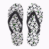 Wholesale Slippers NOISYDESIGNS Cute Animal Panda Pattern Summer Women Flip Flops Slip on House Flipflops Woman Beach Casual Shoes