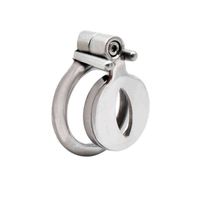 Wholesale NXY Cockrings Sex Toys for Men Chastity Cage Shop Cock Bondage Super Short Stainless Steel Lock Dick Ring Latest Design Xcxa409