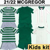 Wholesale 21 Celtic MCGREGOR GRIFFITHS Kids Kit Soccer Jerseys TURNBULL EDOUARD CHRISTIE AJETI ROGIC JOHNSTON FORREST Home Away rd Child Football Shirt