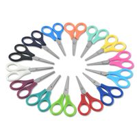 Wholesale Manufacturers stainless steel student scissors paper cut children s stationery hand multifunctional household thread scissors