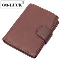 Wholesale Genuine Leather Hasp Wallet Men Band ID Organizer Wallets Men s Purse Hand Coin Bag
