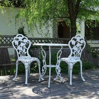 Wholesale Outdoor Garden Aluminum Alloy Tables And Chairs Removable Balcony Apartment El Patio Furniture Set Camp