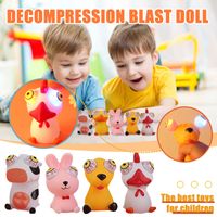 Wholesale Decompression pops outs eyes Venting Simulation Animals Pinch Toys Relieve Anti Stress Balls Hand Squeeze Fidget Toy Pack For Child Kids Christmas Gifts
