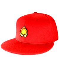 Wholesale LDSLYJR Cotton fire embroidery Baseball Cap hip hop cap Adjustable Snapback Hats for adult and children