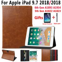 Wholesale Premium Leather Smart Case for Apple iPad th Generation A1893 A1954 th Gen A1822 A1823 Cover Film Pen