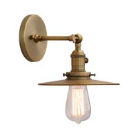 Wholesale Permo Industrial Wall Sconce Light Antique Finished Light Fixture With Inches Crafted Canopy And ON Off Button Lamp