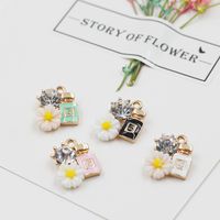 Wholesale mrhuang flower rhinestone perfume enamel charms pendant braclets jewelry finding diy craft more fashion