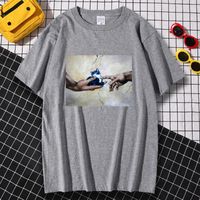 Wholesale Men s T Shirts Please Protect My Cat Printing T Shirt Man Fashion Traveling Streetwear Casual Style Tees Shirts Aesthetic O Neck Mens T Shir