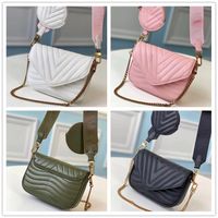 Wholesale New WAVE MULTI POCHETTE fashion cross body bag twin sets satchel handbag for women chain purses luxurys shoulder purse designers bags M56461 M56468 M56466