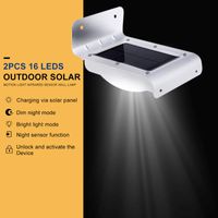 Wholesale Solar Lamps LEDs Outdoor Motion Light Energy Saving Infrared Sensor Wall For Garden Yard Step Stair Use