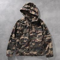 Wholesale Men s Jackets Casual Wear Mens Oversized Camo Jacket Outdoor Hooded Men Overall Green Military Winter Camouflage Coat Male Cotton