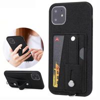 Wholesale Card Slot Easy Carry Strip Phone Cases For Iphone pro max xr xs x samsung s20 note10 s10 plus Business Cellphone Cover