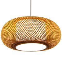 Wholesale Handmade Bamboo Pendant Lamp Chinese Style Living Room Dining Garden Rattan Antique Restaurant Decoration Lamps