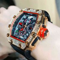 Wholesale Richa couple multifunctional six pin automatic Mill r non mechanical watch high end handsome men s market fried Street