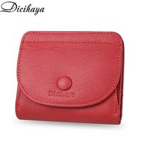 Wholesale DICIHAYA Women s Wallet Small and Slim Leather Purse Women Wallets Cards Holders Short Women Coin Purse Small Ladies Wallet