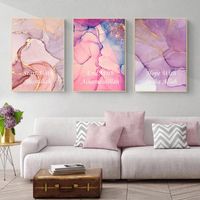 Wholesale Modern Watercolor Picture Home Wall Art Decor Abstract Prints And Posters Quran Quote Canvas Painting For Living Room Design Paintings