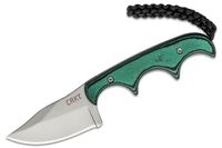 Wholesale Columbia River CRKT Folts Minimalist Fixed Blade Neck Knife quot Bead Blasted Bowie Green Micarta Handles Pocket Knives Rescue Utility EDC Tools Kydex Sheath