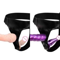 Wholesale NXY Sex Adult Toy Lesbian Double Reality Belt Anal False Penis Super Elastic Seat