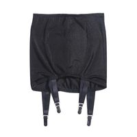 Wholesale Skirts Women High Waist Skirt Garter Belt Claw Metal Wide Straps Suspender Female Solid Short S XL