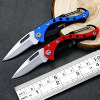Wholesale Folding Knife Tactical Survival Knives Multi function Pocket Portable Keychain Fruit cutter Camping Supplies Tool