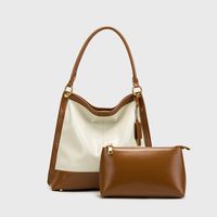 Wholesale Bag Special Interest Design High Sense New Autumn and Winter Oil Wax Soft Genuine Leather Shoulder Crossbody Underarm Bucket Bag for Wo