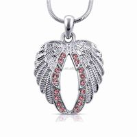 Wholesale A800057 Huilin Jewelry Lovely Guardian Angel Wings Wing Necklace necklace
