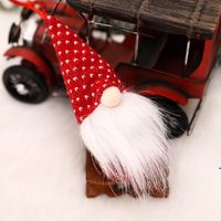 Wholesale Christmas Decorations Knitted Yarn Forester Doll Charm without Face NHD10734