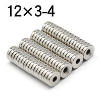 Wholesale 10 x3 Round NdFeB Neodymium Magnet N35 Super Powerful Small imanes Permanent Magnetic Disc x3 Hole
