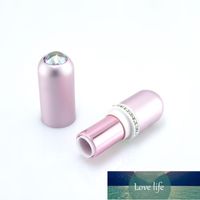 Wholesale Luxury Lipstick Container mm Rhinestone Lip Balm Tube Cosmetic Packaging Empty Lipstick Tube With Aluminum Housing